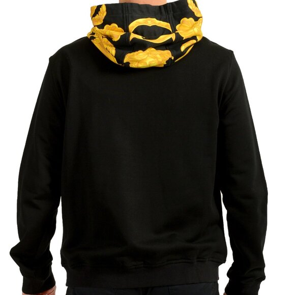 Versace Men's Multi-Color Hooded Full Zip Track Jacket Hoodie US L IT 52 - Picture 3 of 6